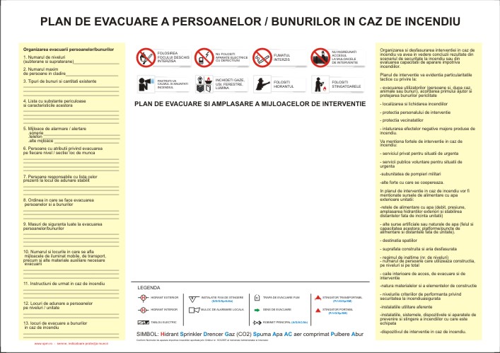 Plan evacuare